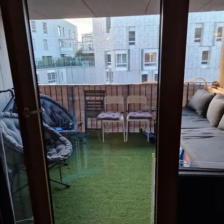 Appartamento Aubervilliers Terrasse Parking